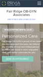 Mobile Screenshot of fairridgeobgyn.com