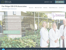 Tablet Screenshot of fairridgeobgyn.com